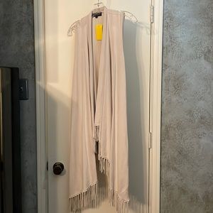 Cream Central Park West vest. Size medium.